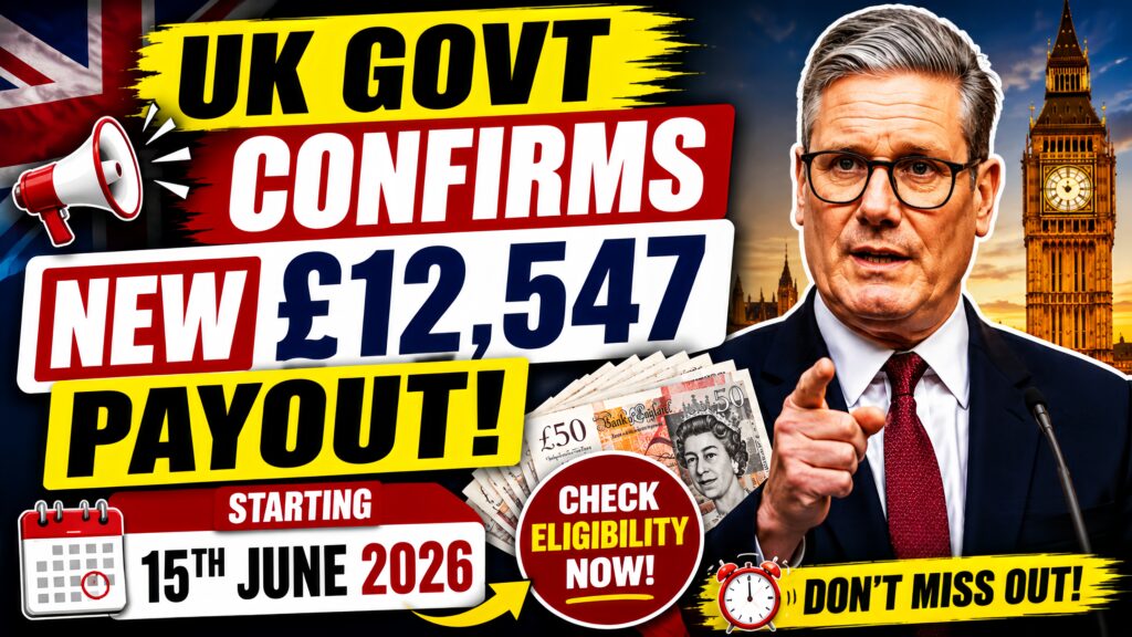 UK Govt Confirms New £12,547 Payout